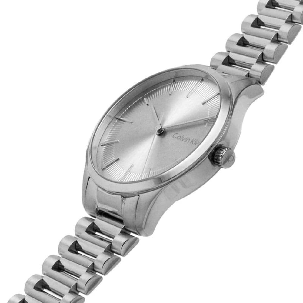 Calvin Klein Men's Stainless Steel Watch with Silver Dial - Model 25200041 | Perfect for Business, Casual & Formal Occasions