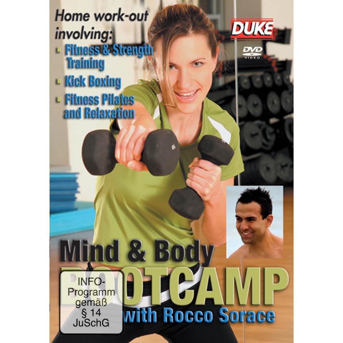 Mind & Body Bootcamp Workout DVD with Rocco Sorace - Home Fitness Training for Strength & Flexibility | Perfect for Home Gym, Yoga & Cardio Workouts