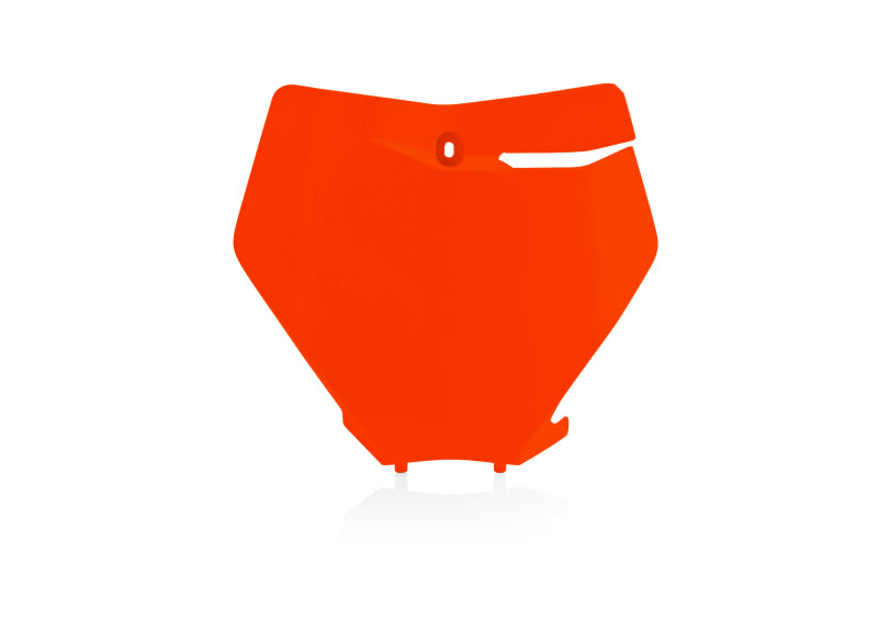 Acerbis Front Number Plate 16 Orange for KTM 125-450 XC/SX/SX-F/XC-F/XC TPI (2019-2022) - Dirt Bike Motocross Racing Accessories