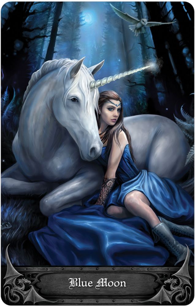 Anne Stokes Gothic Oracle Tarot Cards - Mystical Divination Deck for Spiritual Guidance & Fortune Telling | Perfect for Tarot Readers, Witches & Pagan Practitioners