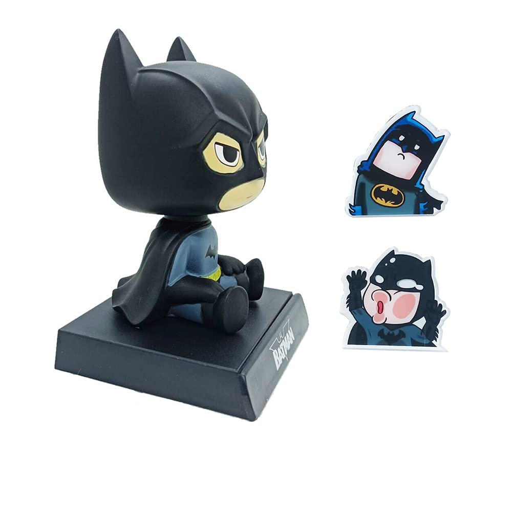 Anime Bobble Head Car Decor - Kawaii Dashboard Bobblehead for Car Interior, Cute Cartoon Doll Car Accessories & Phone Holder - Perfect for Anime Fans, Car Enthusiasts & Gift Giving