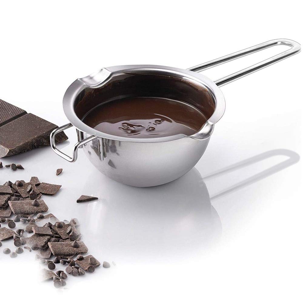 1000ML (34oz) Stainless Steel Double Boiler Pot Set - Perfect for Melting Chocolate, Making Candles & Candy - Ideal for Home Baking, DIY Crafts & Professional Kitchen Use