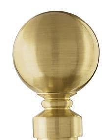 Elegant Aria Ball Finial - Premium Cabinet & Furniture Knob Pull - Perfect for Dressers, Cabinets, and Home Decor