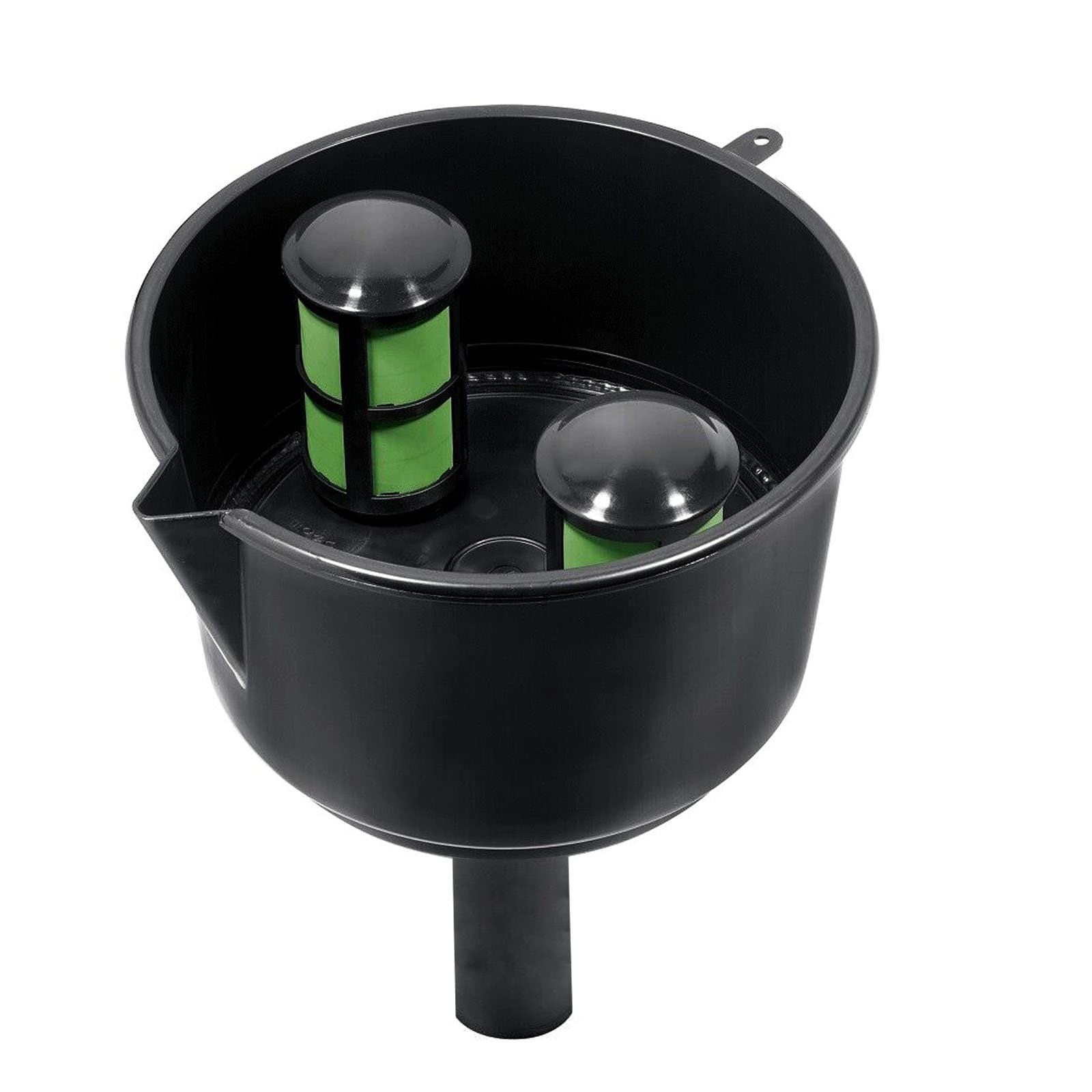 AF15CB Fuel Filter Funnel - Wide Mouth High Flow Car Oil Funnel with Filter Screen | Portable Gas & Kerosene Filter for Automotive Maintenance, DIY Fuel Transfer, Lawn Mower & Generator Refueling