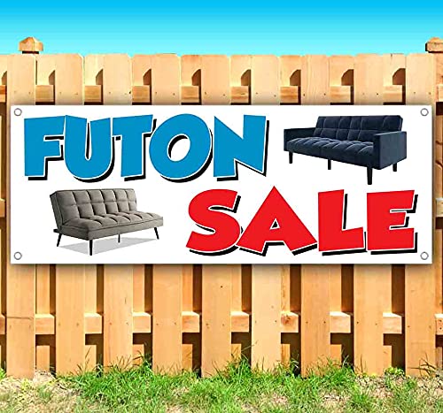 13 oz Heavy-Duty Vinyl Futon Clearance Banner - Single-Sided with Metal Grommets, Non-Fabric Material | Perfect for Store Sales, Promotions & Outdoor Advertising