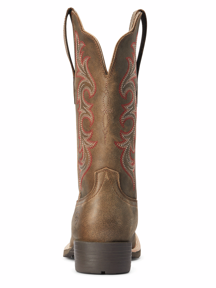 Ariat Women's Hybrid Rancher StretchFit Square Toe Western Boot - Comfortable & Durable Cowgirl Boots for Riding, Work & Everyday Wear