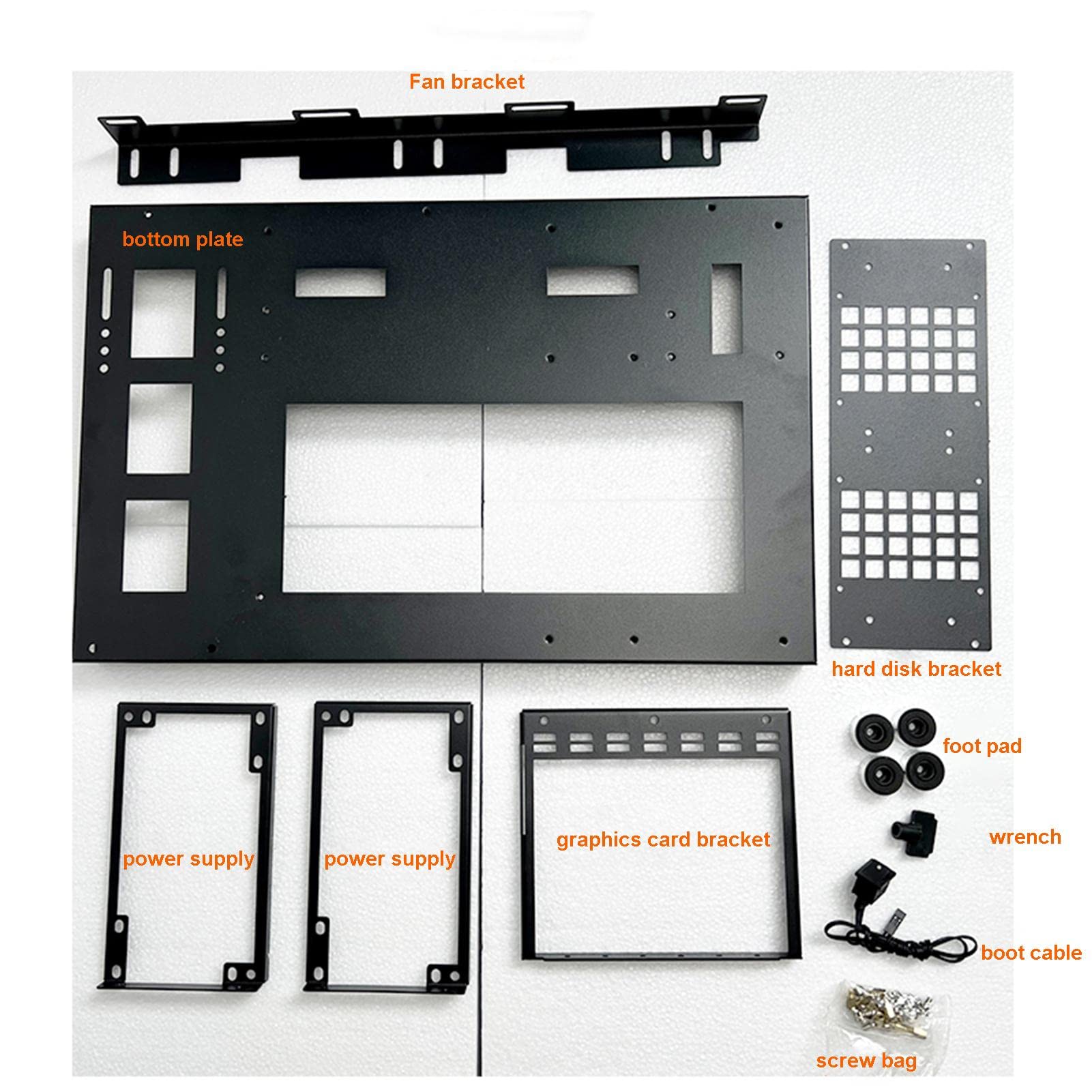 1/2 PC Computer Motherboard Holder - Durable Case & Storage Rack for ATX/Micro-ATX Boards | Modern Stylish Design with Anti-Scratch Protection | Perfect for PC Builders, Repair Shops & Tech Enthusiasts
