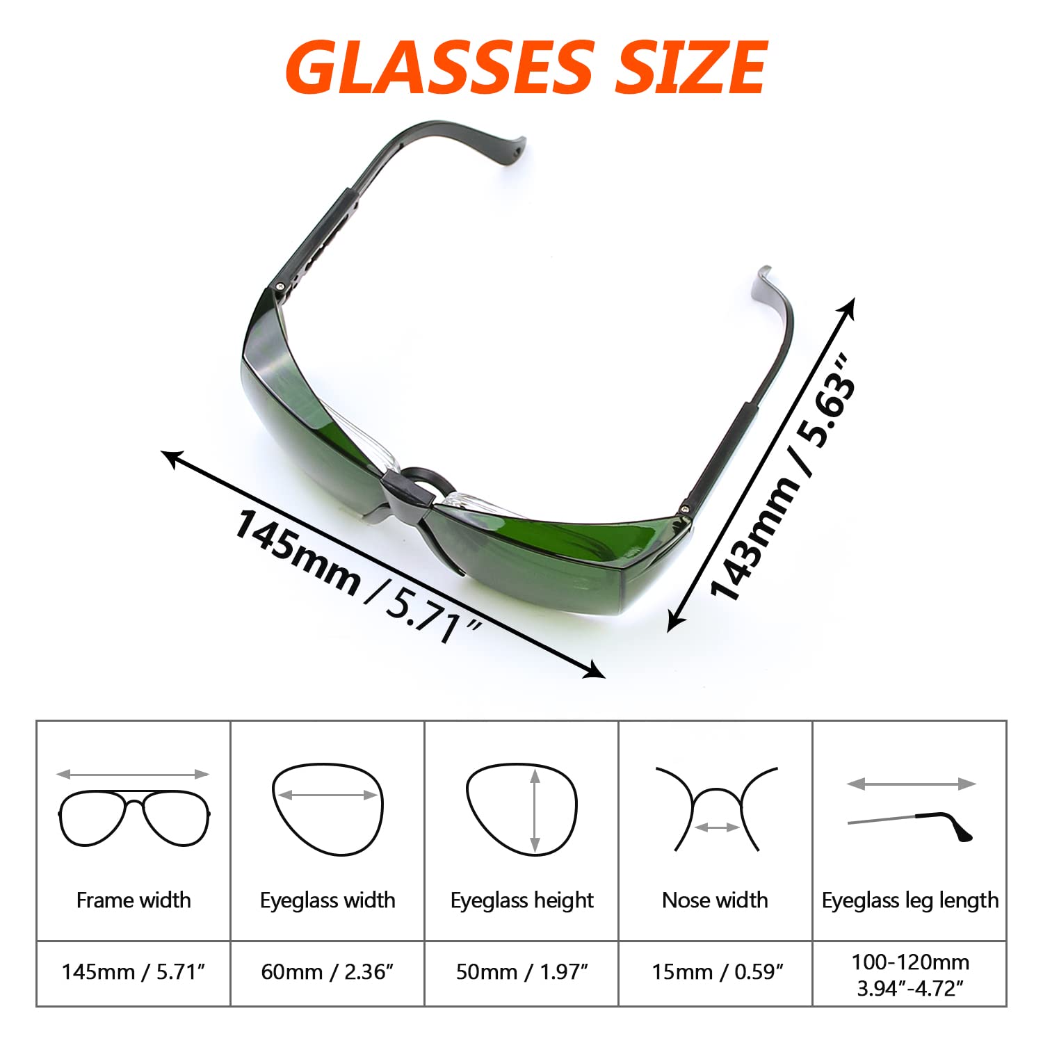 **IPL Laser Protective Glasses 200nm-2000nm – OD4+ Safety Goggles for Intense Pulsed Light, Laser Pointer & Infrared LED – Perfect for Tanning, Beauty Cosmetology & Medical Eye Protection – Ideal for Salon, Clinic & Home Use**