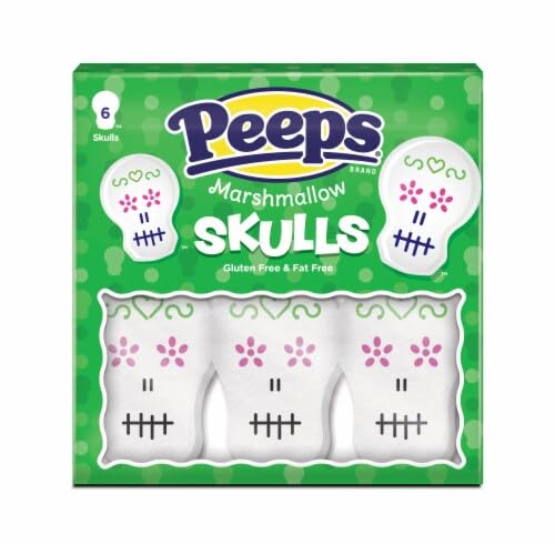 Halloween Peeps Candy Variety Pack - Ghosts, Monsters, Pumpkins & Skulls - 3oz (4 Pack) | Fun Halloween Treats for Parties, Trick-or-Treating & Office Celebrations