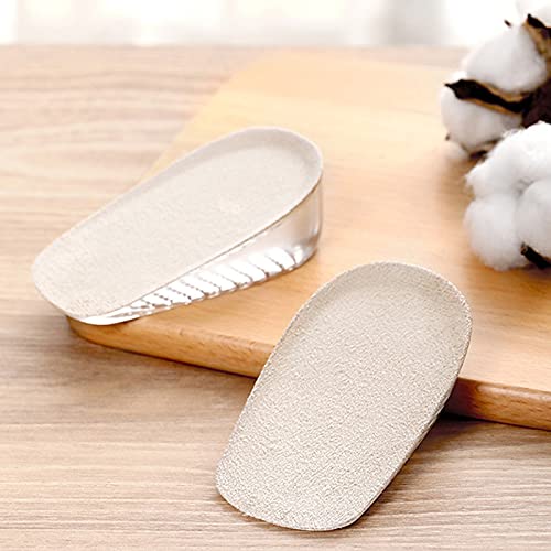 VALINK Height Increasing Insoles for Men & Women - 1.5/2.5/3.5cm Non-Slip Gel Heel Lift Inserts with Soft Cushion & High Elasticity - Perfect for Dress Shoes, Boots & Everyday Wear to Boost Comfort & Posture