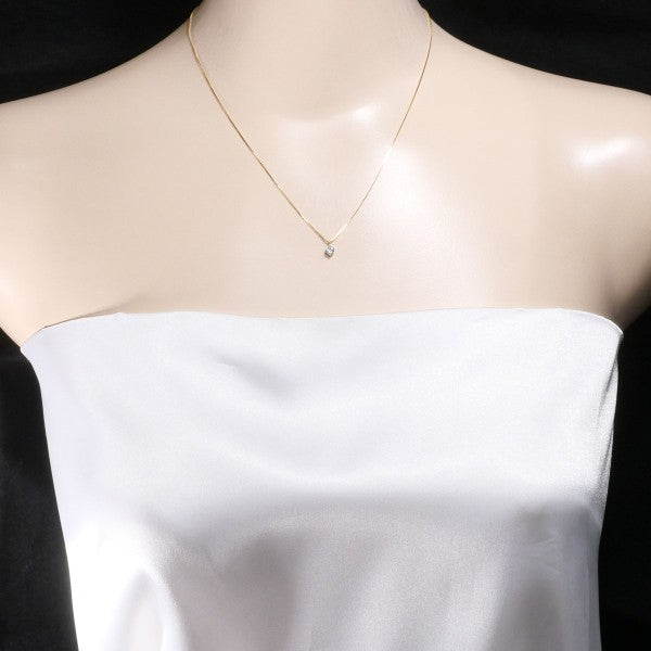 18K Pink Gold Diamond Necklace for Women - Elegant Jewelry Gift for Anniversary, Valentine's Day & Special Occasions