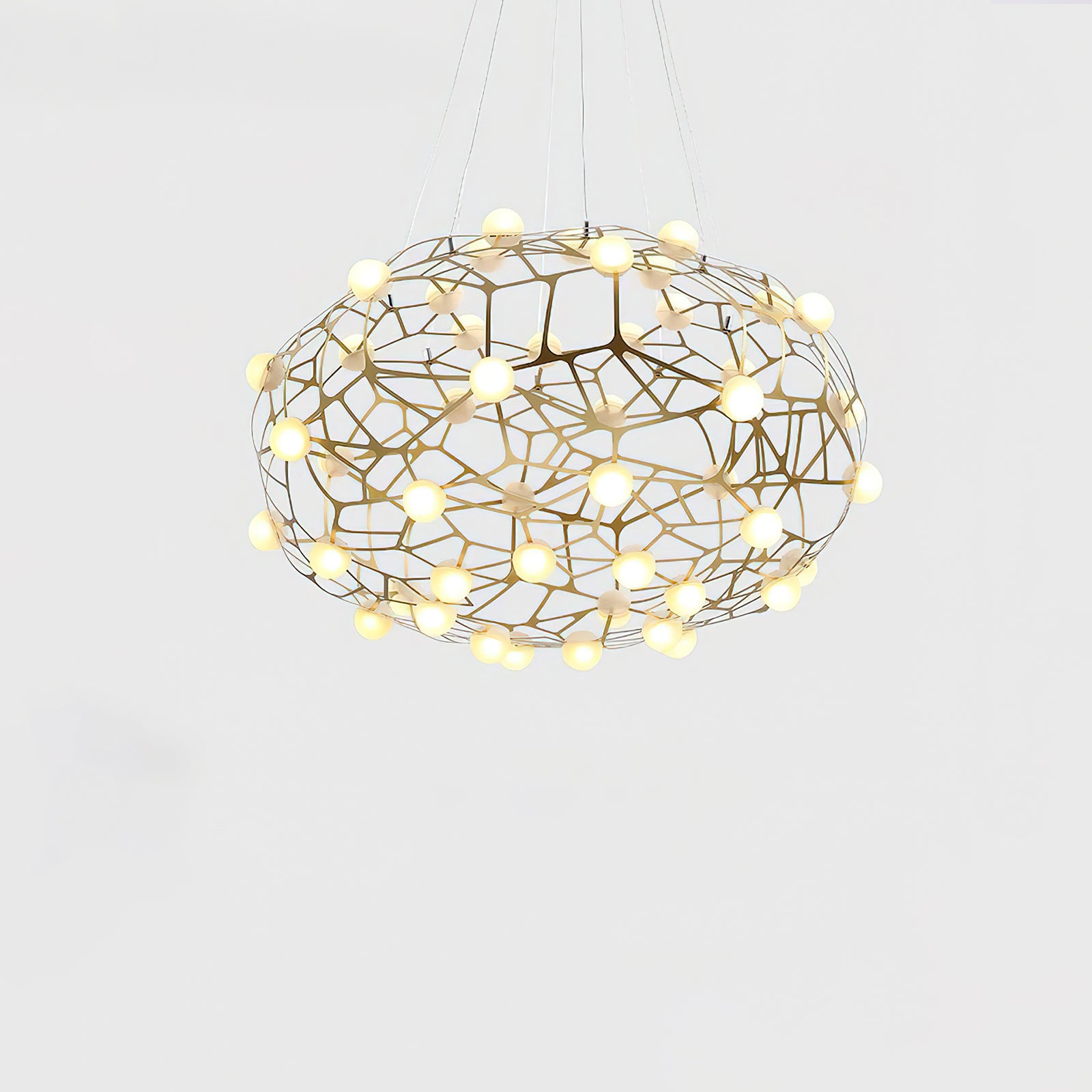Exquisite Bird's Nest Chandelier - Elegant Crystal Ceiling Light Fixture for Dining Room, Bedroom & Living Room Decor | Perfect for Modern Home, Wedding & Luxury Interior Design