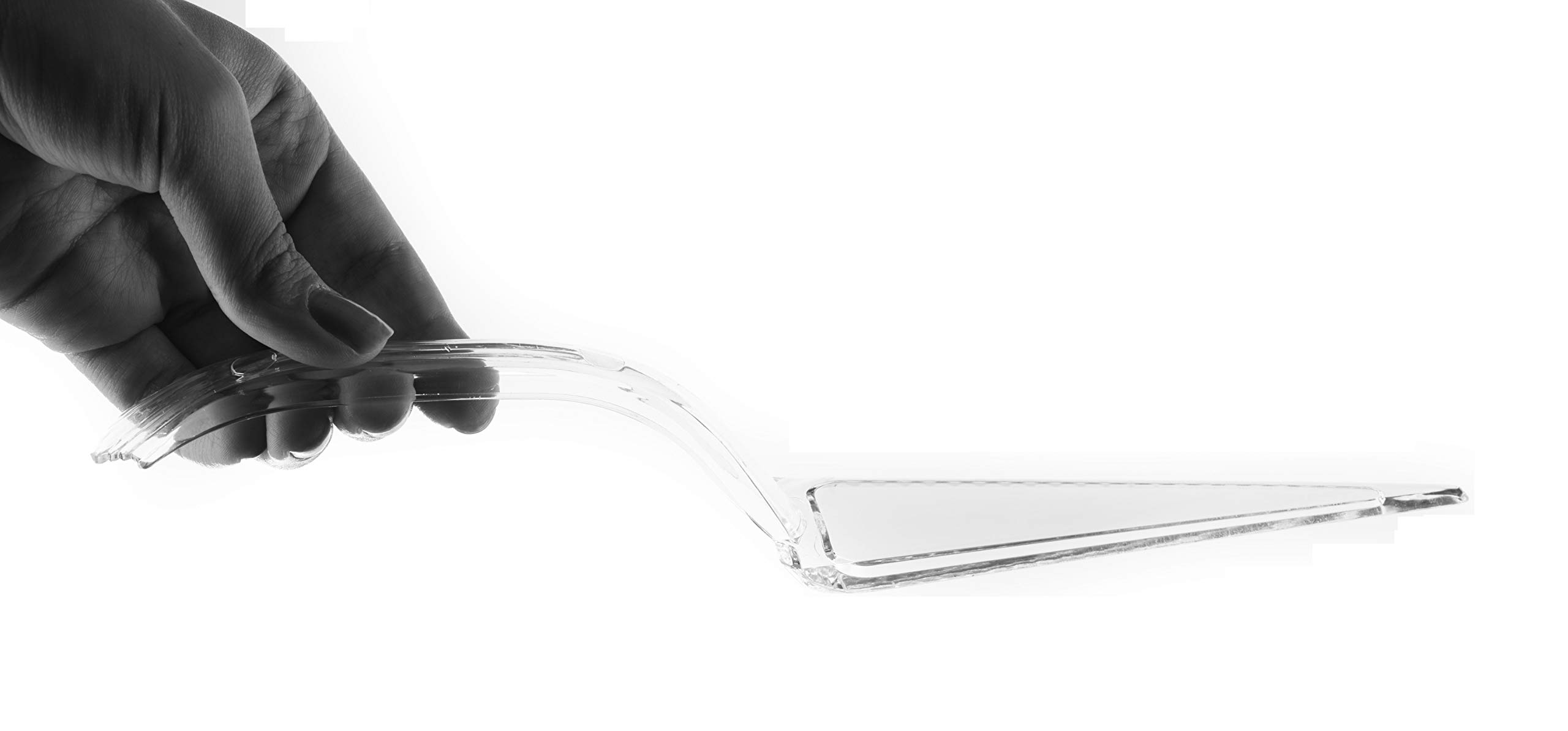 3 Pack 10 Inch Clear Disposable Plastic Cake Servers - Pie Serving Utensils, Cake Lifters & Cutters for Weddings, Parties, Catering | Premium Dessert Serving Tools for Cakes, Pies, Pastries & More