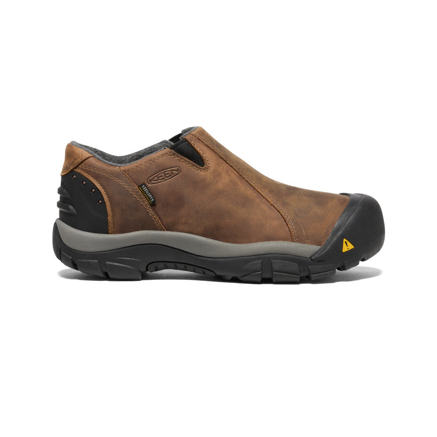 Men's Brixen Waterproof Low-Top Hiking Shoes - Slate Black/Madder Brown | Lightweight & Durable for Outdoor Adventures, Trail Running & Daily Wear
