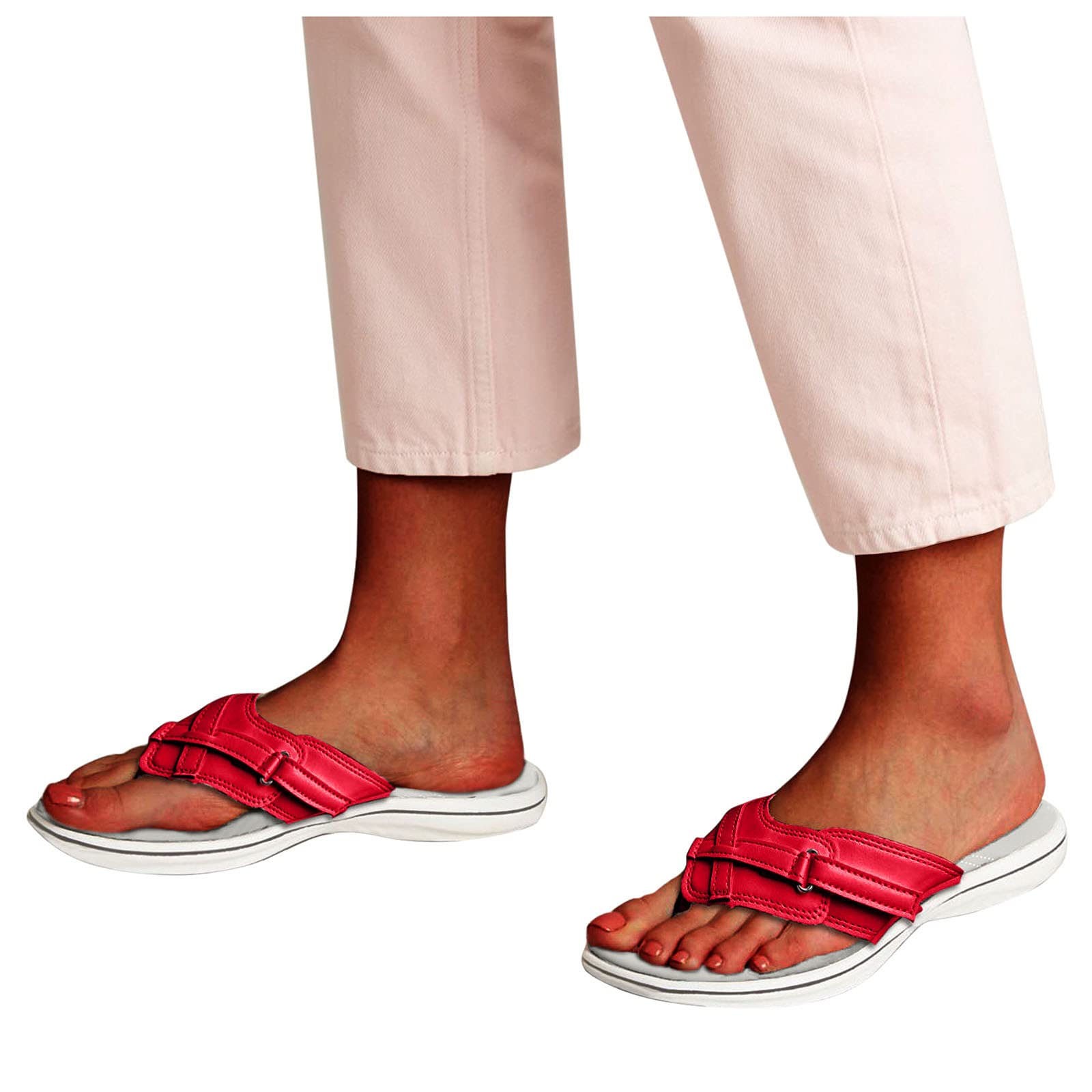 Eduavar Women's Flat Sandals - Bohemian Diamond Shining Summer Slippers, Casual Open Toe Beach Shoes for Walking, Travel & Outdoor Activities
