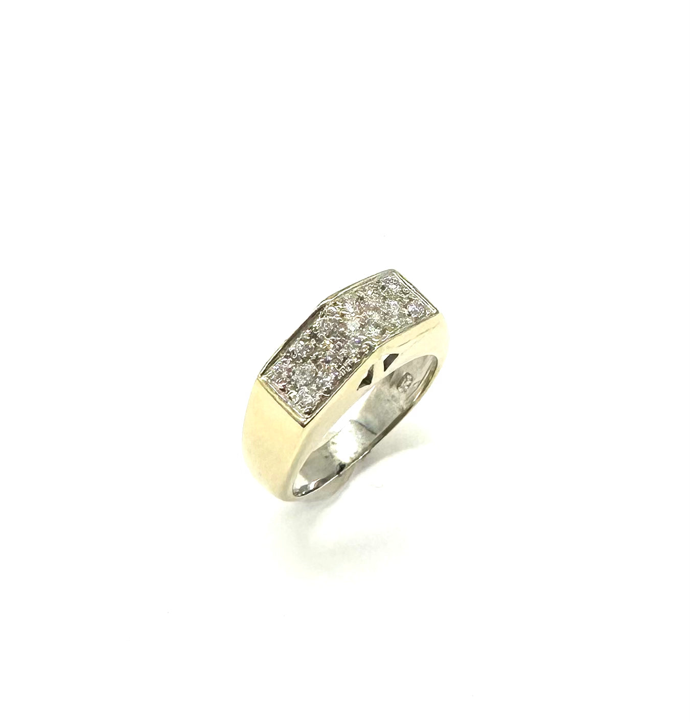 1/2 Carat TW Pavé Diamond Cutout Ring - Elegant Stackable Band for Women, Perfect for Engagement, Wedding, Anniversary & Everyday Wear