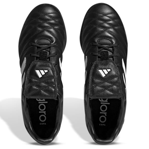 Adidas Copa Gloro Turf Soccer Cleats for Men - Black/White - Firm Ground Football Boots for Artificial Grass - Perfect for Training & Matches