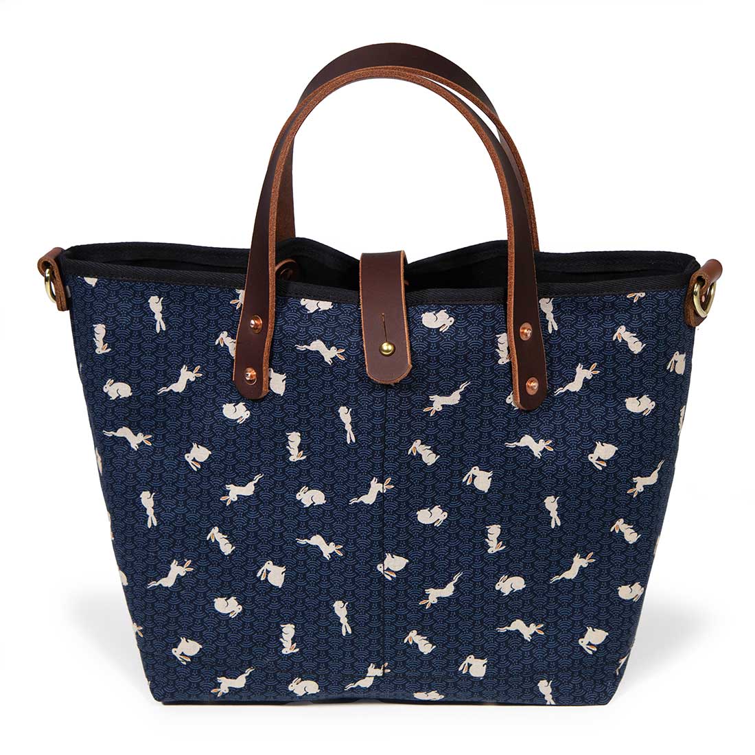 Japanese Indigo Mini Tote Bag - Authentic Nousagi Handmade Cotton Crossbody Purse for Women | Perfect for Shopping, Travel & Everyday Use