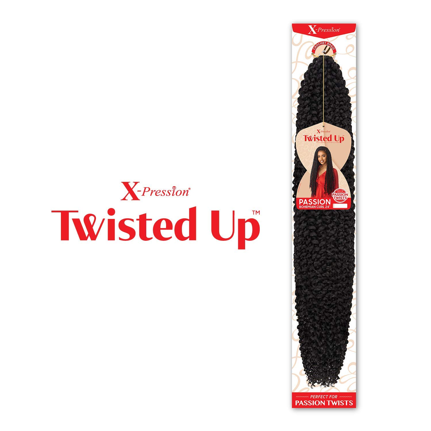 Outre X-Pression Twisted Up Passion Bohemian Curl Crochet Braids 24
