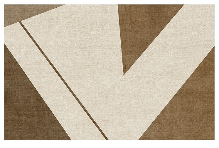 Abstract Contemporary Modern Area Rugs - Geometric Design Large Living Room & Bedroom Rug - Non-Slip Soft Floor Carpet for Home Decor, Office, Dorm