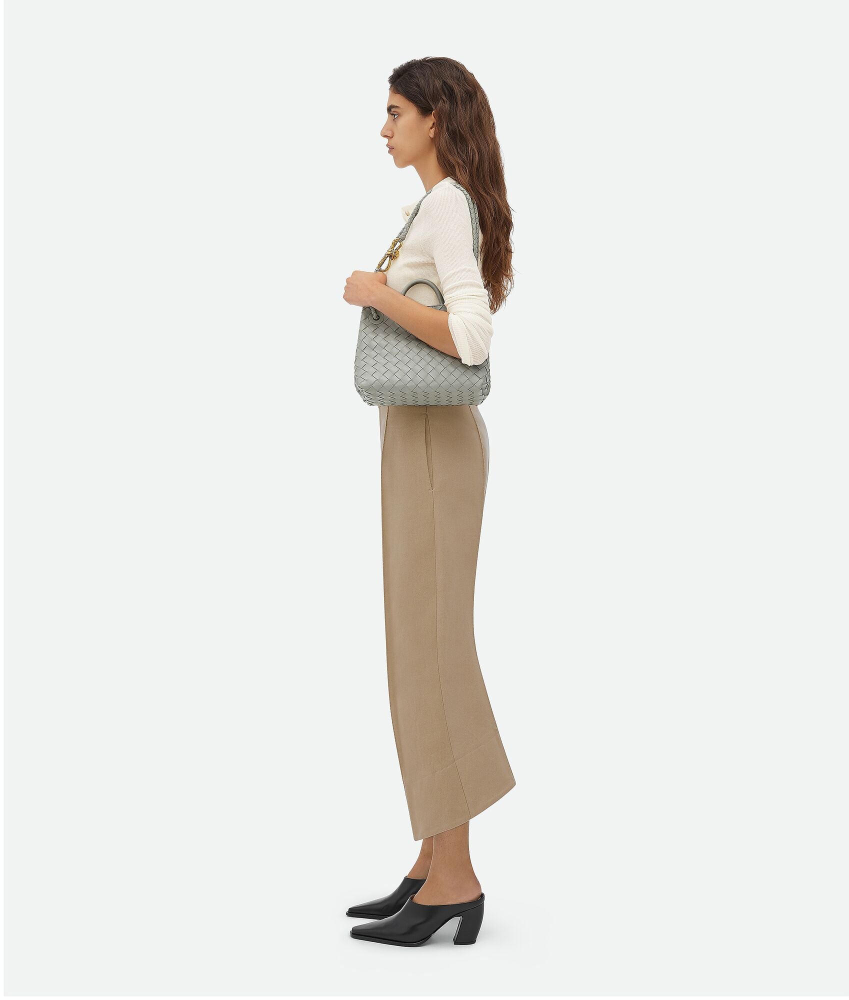 Small Andiamo Backpack in Agate Grey - Stylish & Compact Daypack for Work, Travel, and Everyday Use