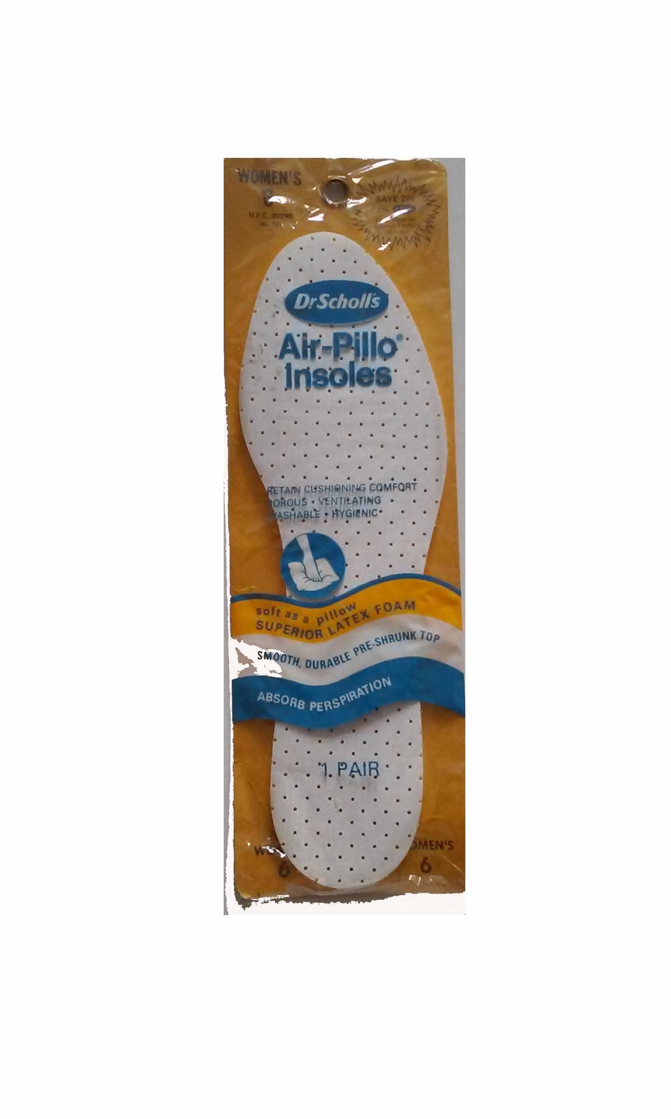 Dr. Scholl's Air-Pillo Insoles for Women - Size 6 | Comfort & Support for All-Day Wear | Perfect for Work, Walking & Standing