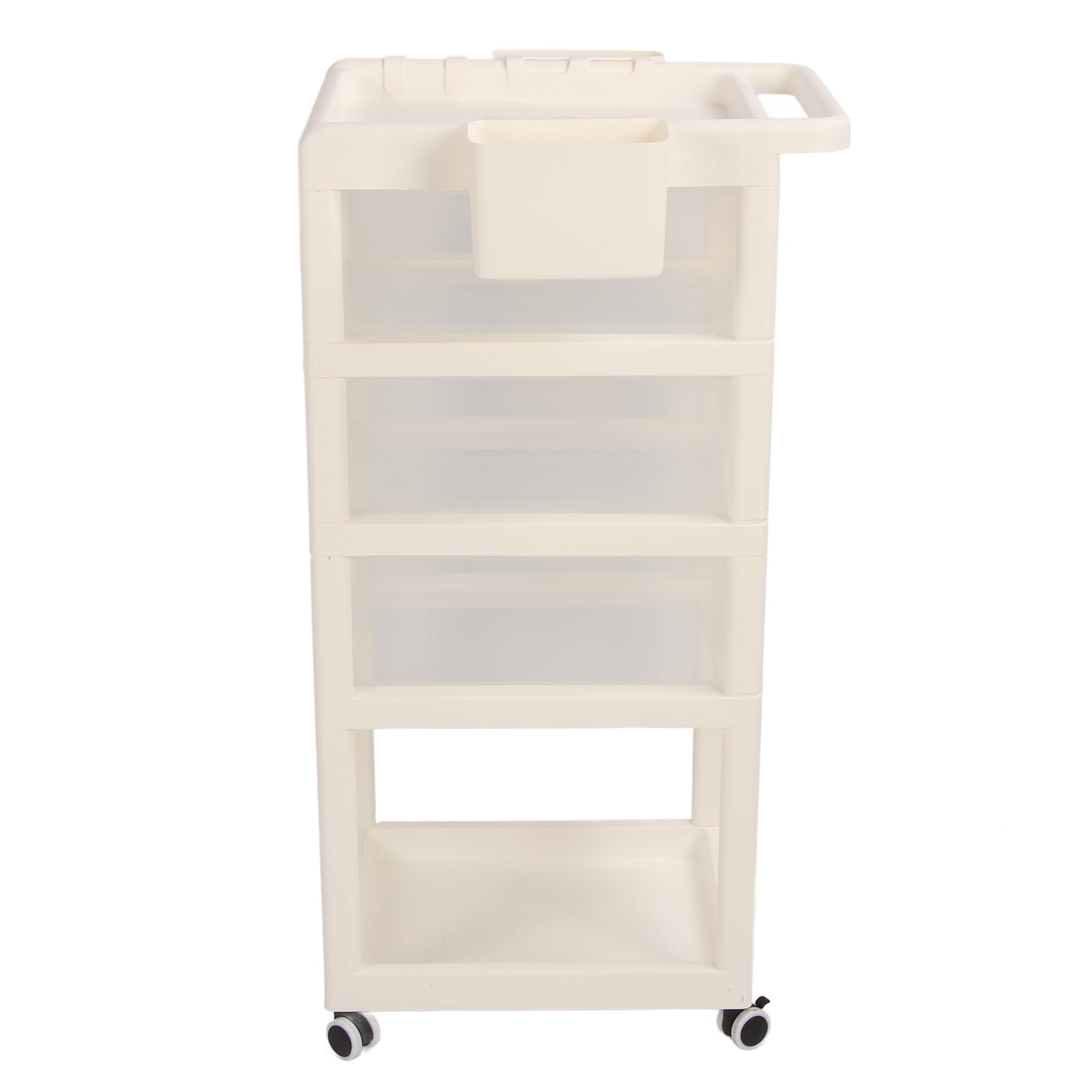 **Baby Diaper Caddy Rolling Cart with Wheels & Reinforced Handle - Nursery Storage Organizer for Diapers, Wipes & Baby Essentials - Perfect for Nursery, Baby Shower Gifts & On-the-Go Parents**