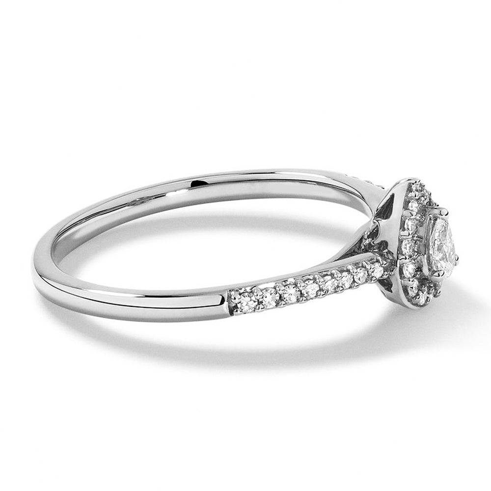 Lab Grown Pear Shaped Diamond Promise Ring - Elegant & Ethical Engagement Jewelry for Women - Perfect for Anniversaries, Proposals & Special Occasions