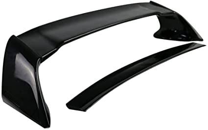 2006-2011 Honda Civic Sedan 4 Door Mugen RR Style Rear Spoiler Wing - Unpainted or Glossy Black Paint - Enhances Aerodynamics & Sporty Look for Street Racing & Car Shows