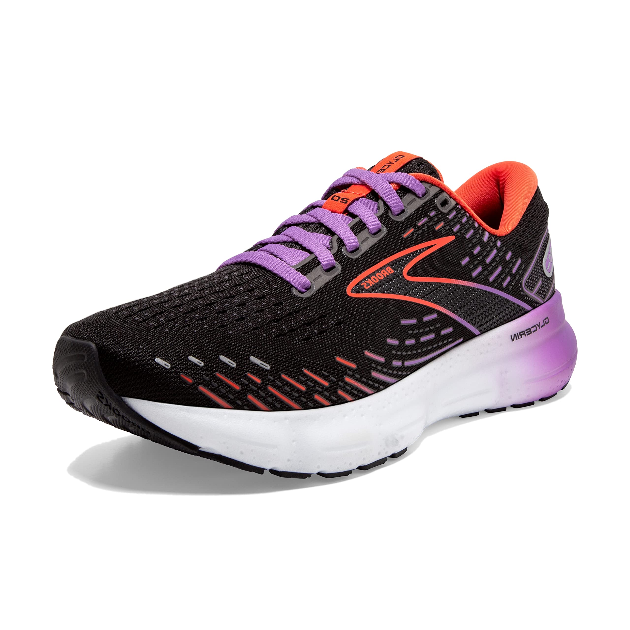 Brooks Women's Glycerin 20 Neutral Running Shoes - Lightweight Cushioned Sneakers for Women, Road Running & Gym Workouts - Perfect for Marathon Training, Jogging & Fitness Enthusiasts