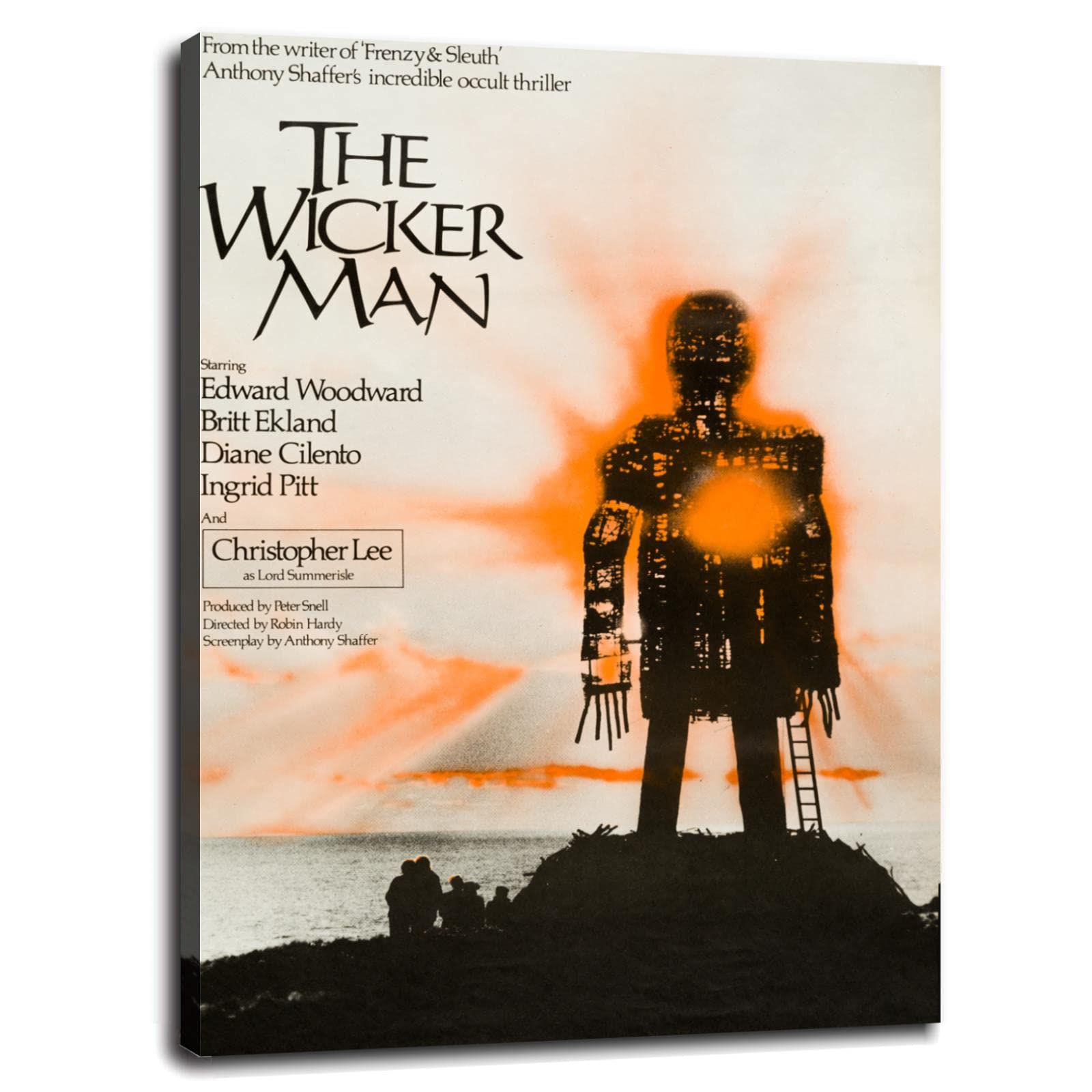 THE WICKER MAN Movie Poster Canvas Print - 32