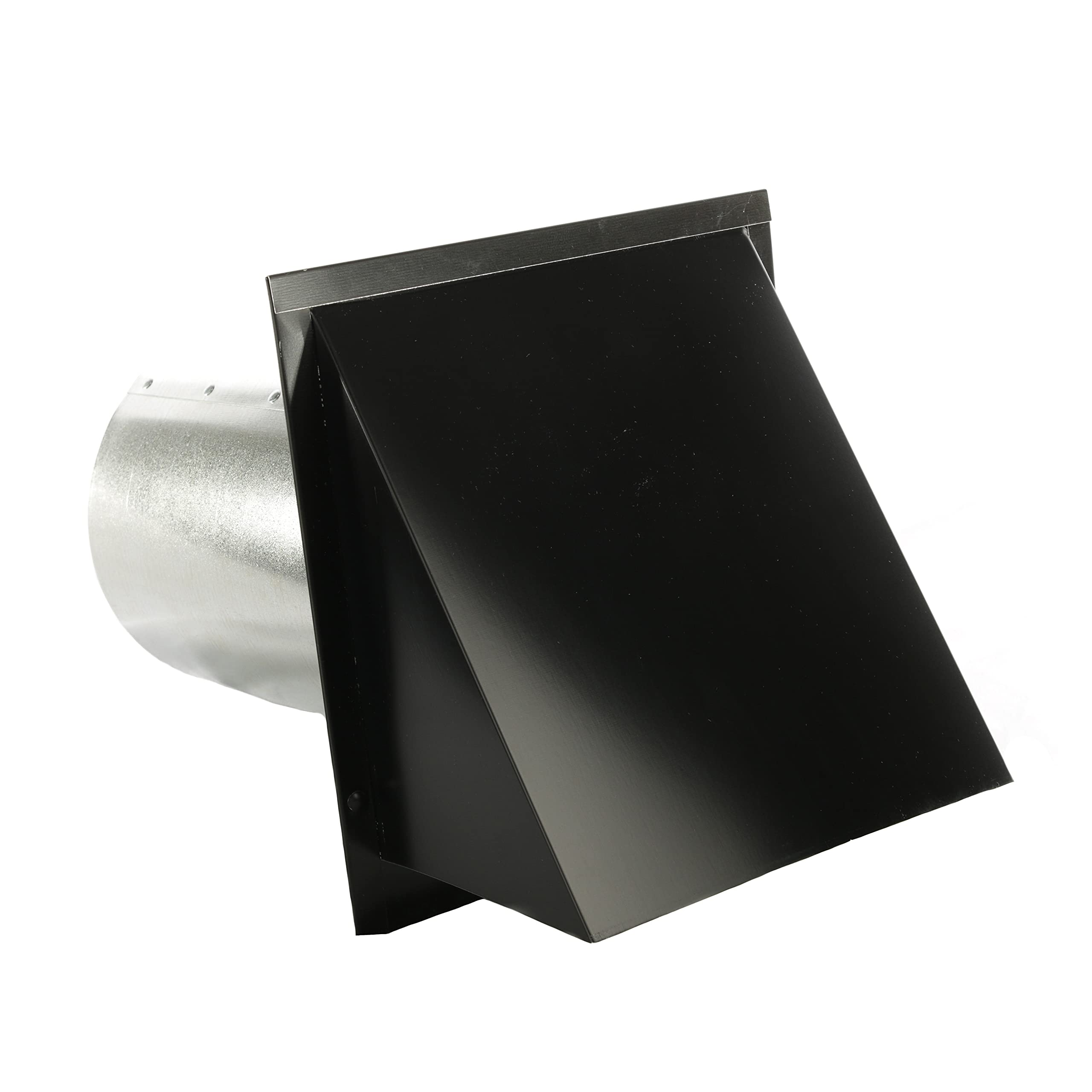 FAMCO Galvanized Steel Hooded Wall Vent with Screen - Air Intake, Supply & Exhaust Ventilation for Home, Garage & Basement - Weatherproof & Durable Outdoor Use