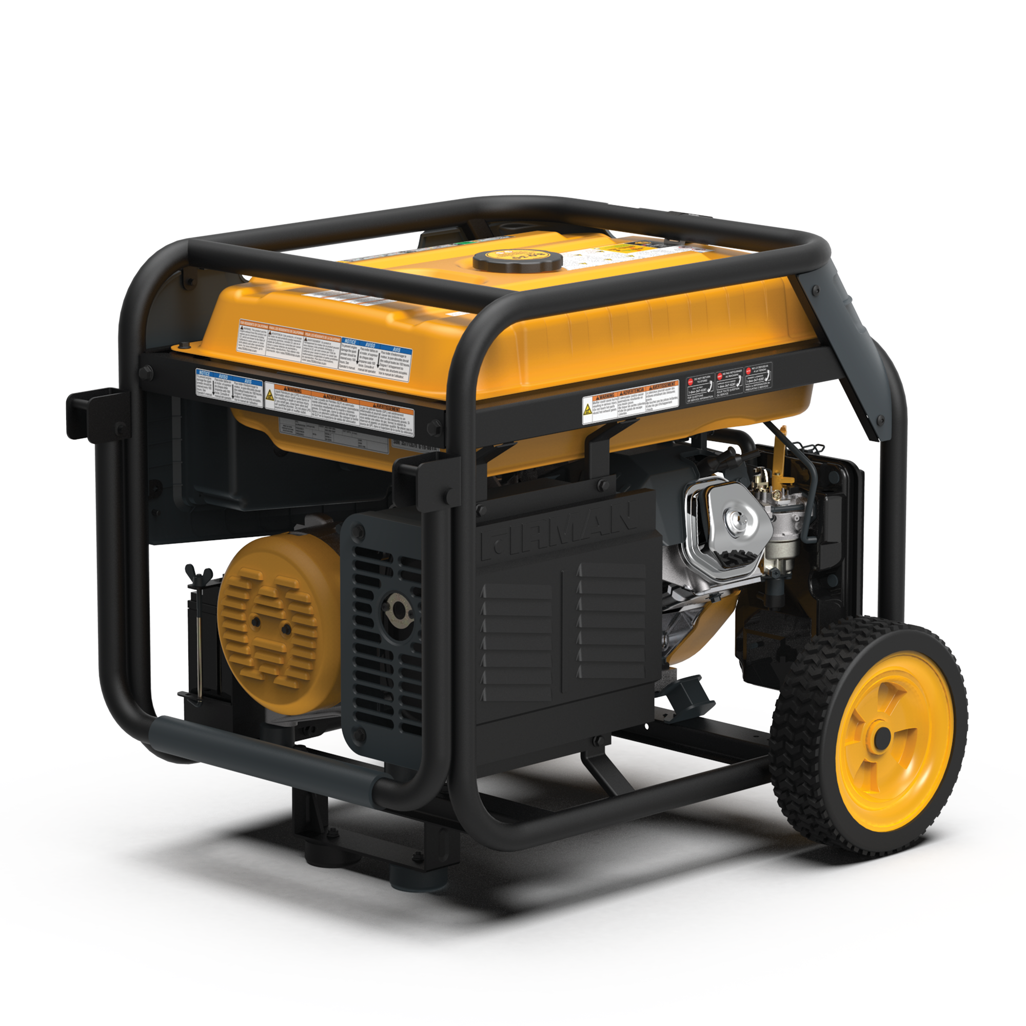 **5700W Dual Fuel Portable Generator with Electric Start - 120V/240V for Camping, Home Backup & Outdoor Power Supply**