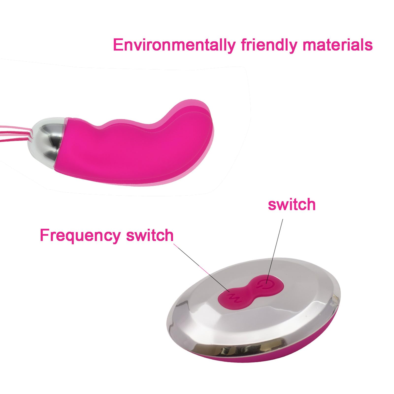 10-Speed Vibrating Finger Massager - Pink Remote Control Egg Toy for Couples & Solo Play - Perfect for Sensual Massage, Stress Relief & Intimate Fun