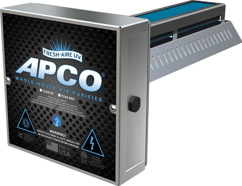 Fresh Aire Magnet Mounted Air Purifier with TUV Certification - APCO MAG15 ER2 HEPA Filter for Home, Office & Car - Eliminates Odors, Allergens & Dust Particles