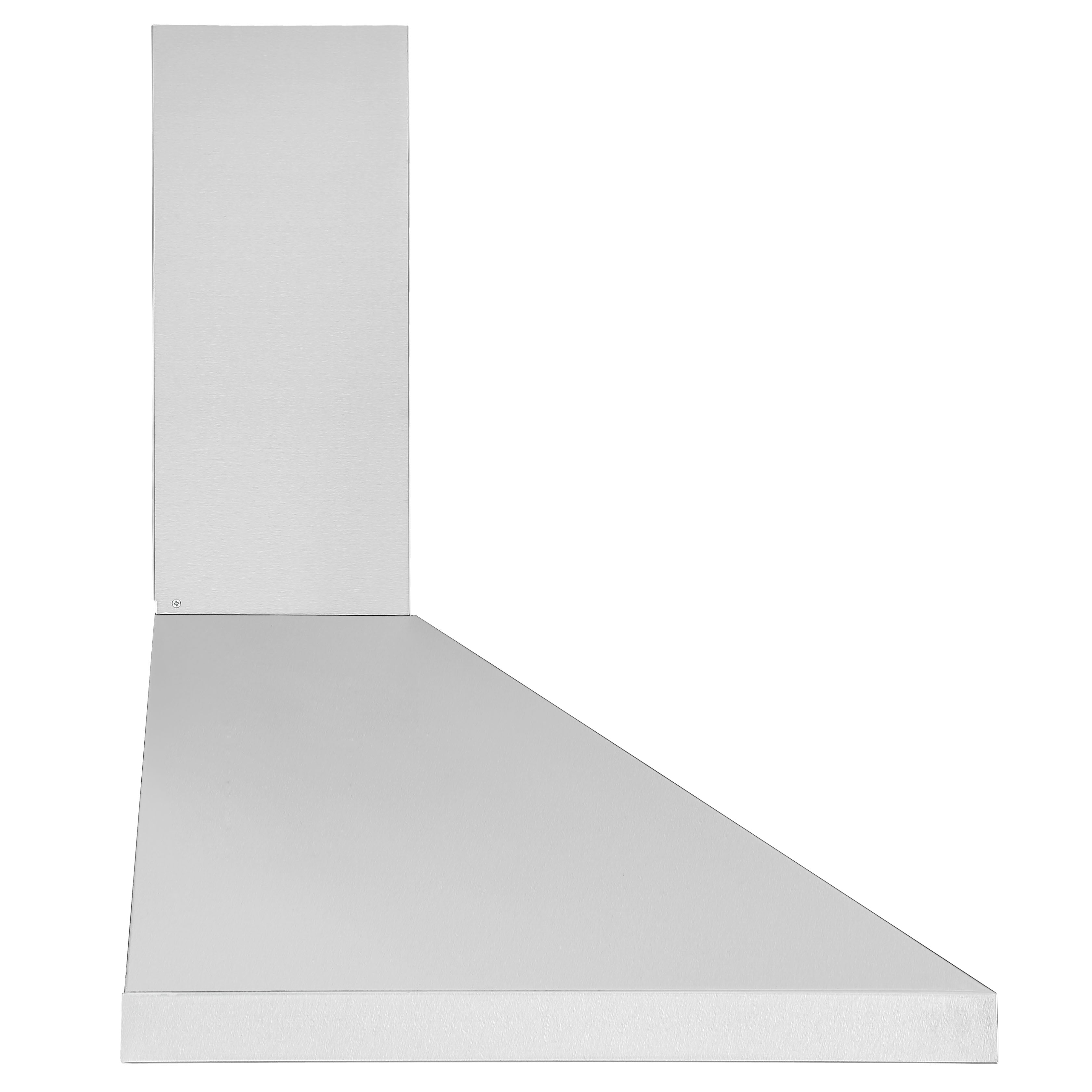 30 Inch Stainless Steel Convertible Wall Mounted Pyramid Range Hood - Powerful Kitchen Ventilation for Home Cooking, Grilling & Baking