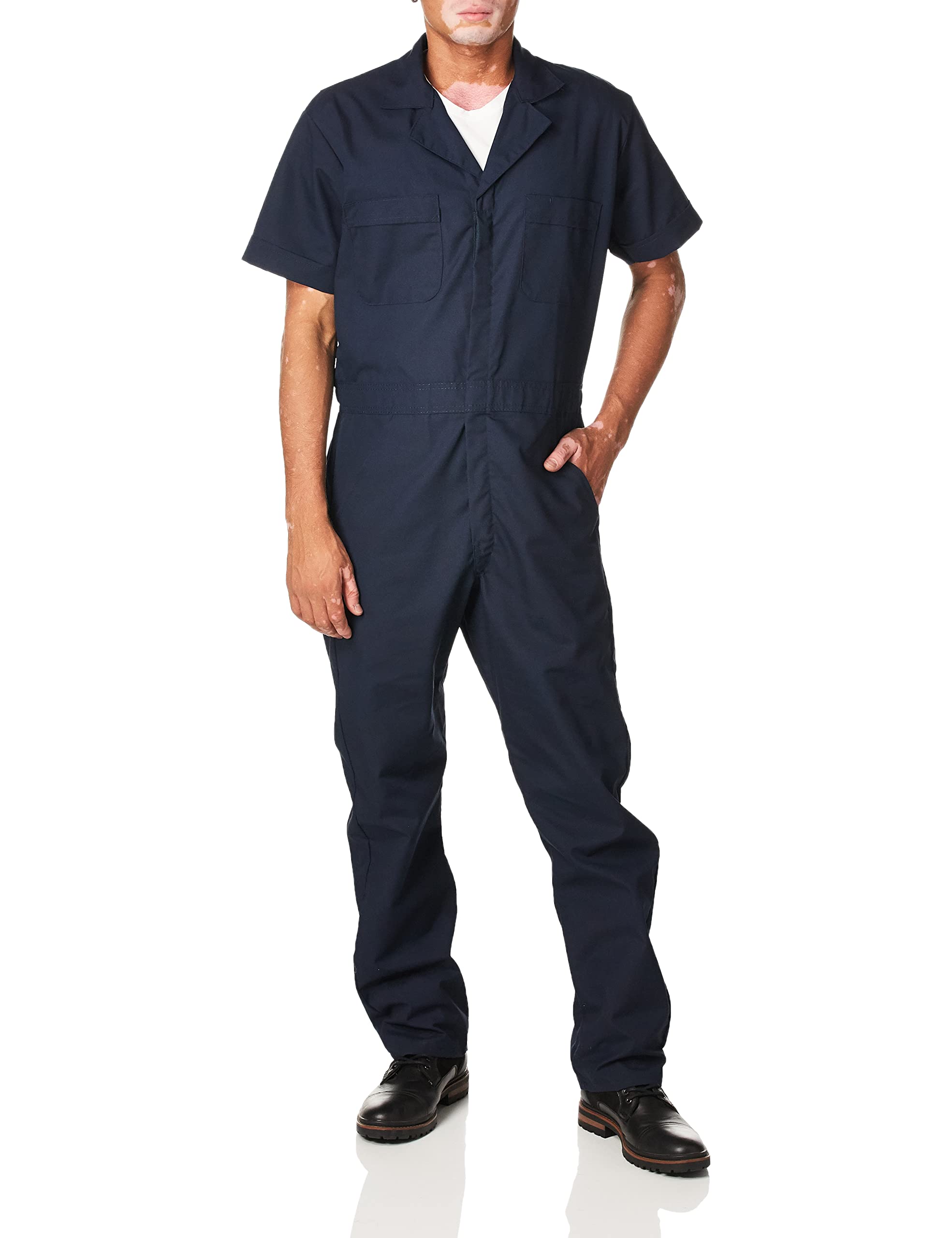 Red Kap Men's Speedsuit - Durable Work Jumpsuit for Mechanics, Construction & Auto Repair | Comfortable & Functional One-Piece Coverall