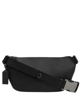 Coach Elias Belt Bag in Signature Canvas - Stylish Crossbody Bag for Women, Perfect for Travel, Shopping & Everyday Use