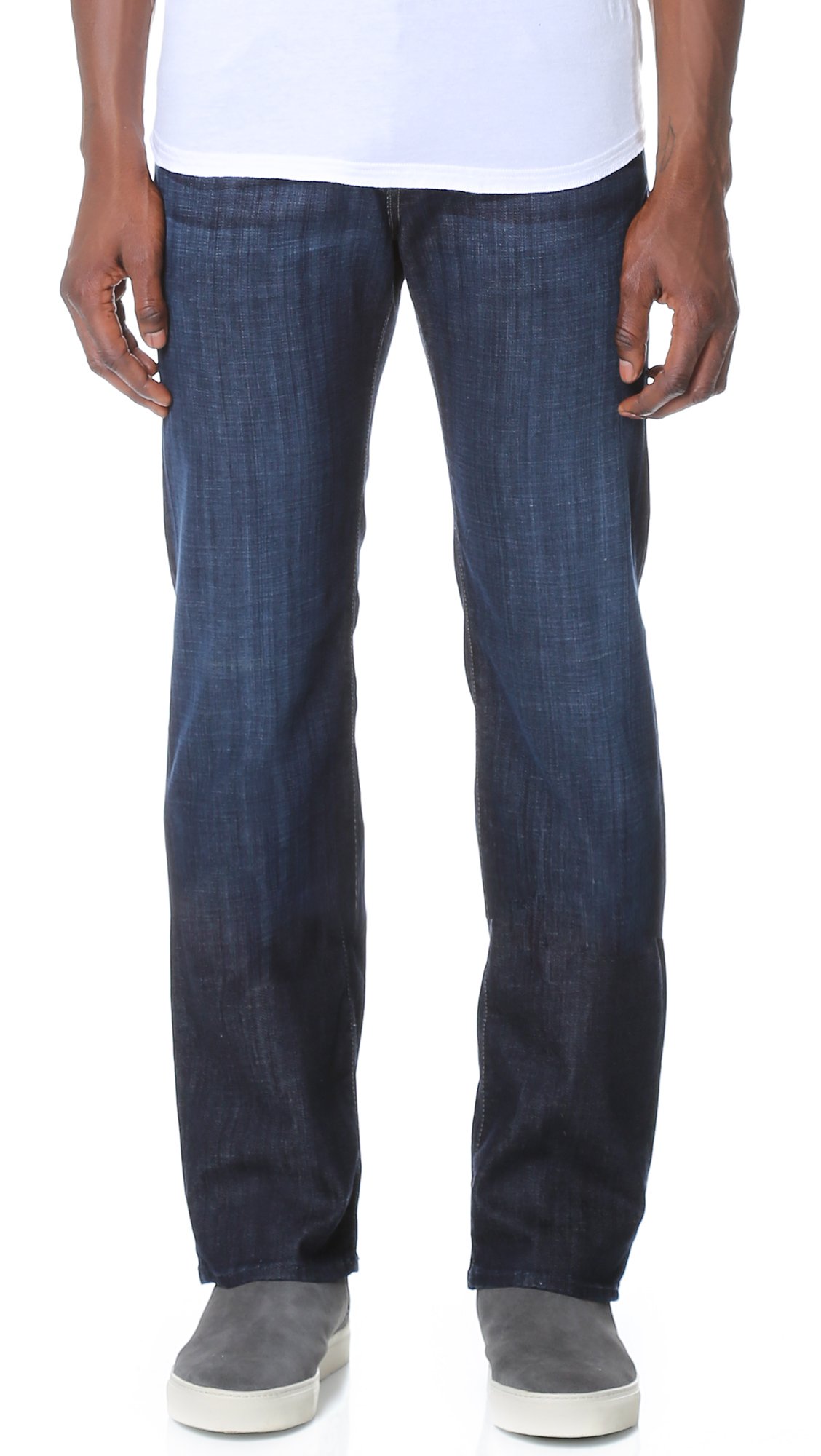 7 For All Mankind Men's Austyn Relaxed Fit Straight Leg Jeans - Comfortable Casual Denim Pants for Everyday Wear & Weekend Outings