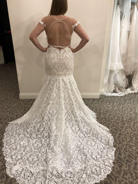 Calla Blanche Miley 18245 Sample Wedding Gown - Elegant A-Line Bridal Dress for Prom, Evening Gala & Formal Occasions