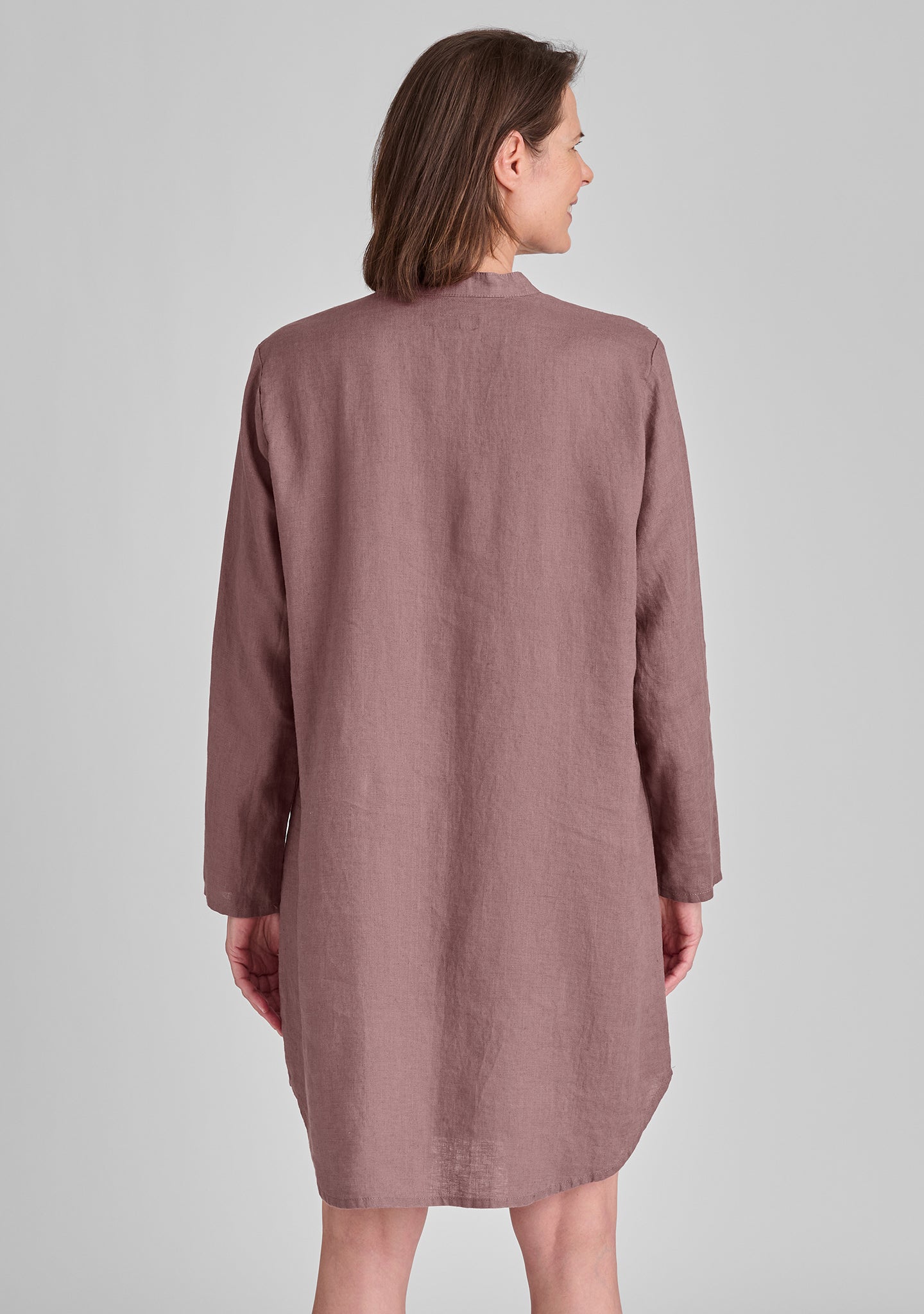 Comfortable Linen Nightshirt Dress for Women - Soft & Breathable Sleepwear - Perfect for Lounge, Travel & Summer Nights - FINAL SALE