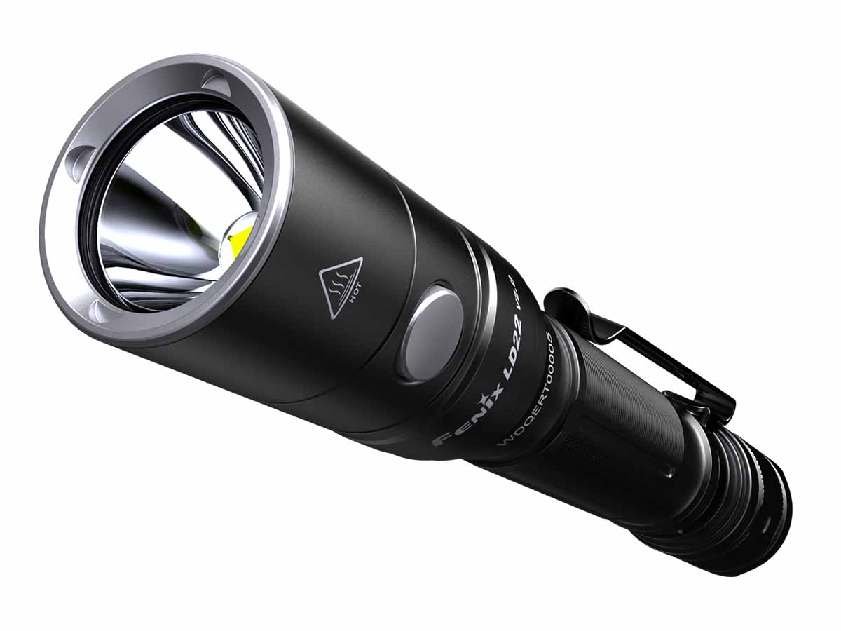 Fenix LD22 V2.0 Tactical Flashlight - 300 Lumens, Waterproof LED Torch for Camping, Hiking, Emergency & Outdoor Adventures