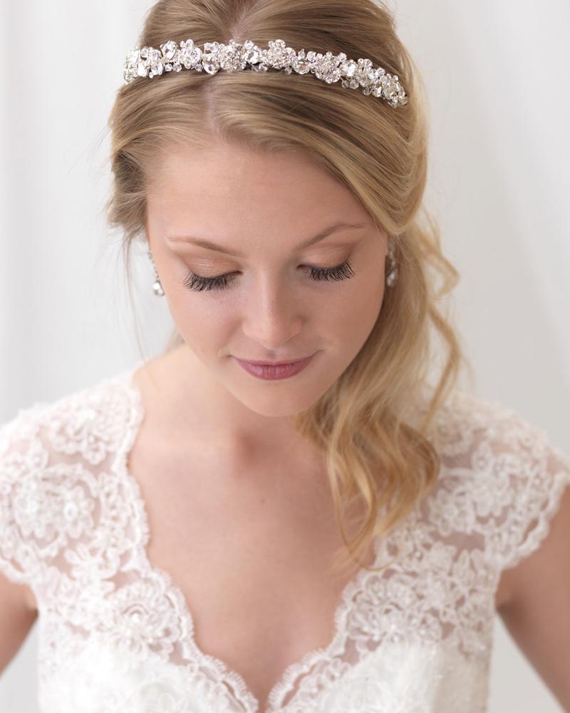Eliza Crystal Headband for Women - Sparkling Rhinestone Hair Accessories for Weddings, Parties & Special Occasions