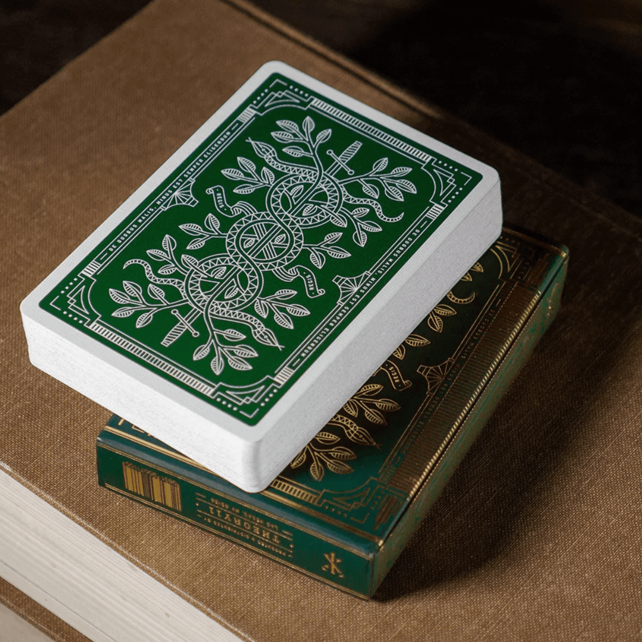 Premium Green Monarchs Playing Cards - Elegant & Durable Poker Deck for Magic Tricks, Cardistry & Casino Nights - Perfect for Game Nights, Poker Parties & Professional Performances