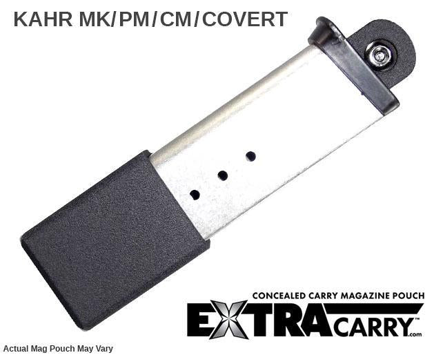 **KAHR MK, PM, CM & Covert 9mm Magazine Pouch – 7 Round & Extended Grip – Tactical & Concealed Carry Accessories**    *(Perfect for Range Training, EDC, and Self-Defense Scenarios)*