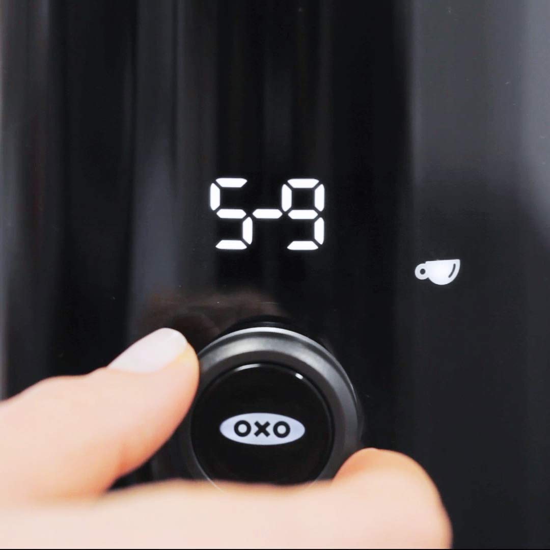 OXO Brew 9 Cup Stainless Steel Coffee Maker - Silver & Black | Drip Coffee Machine for Home & Office | Perfect for Morning Brews & Entertaining Guests