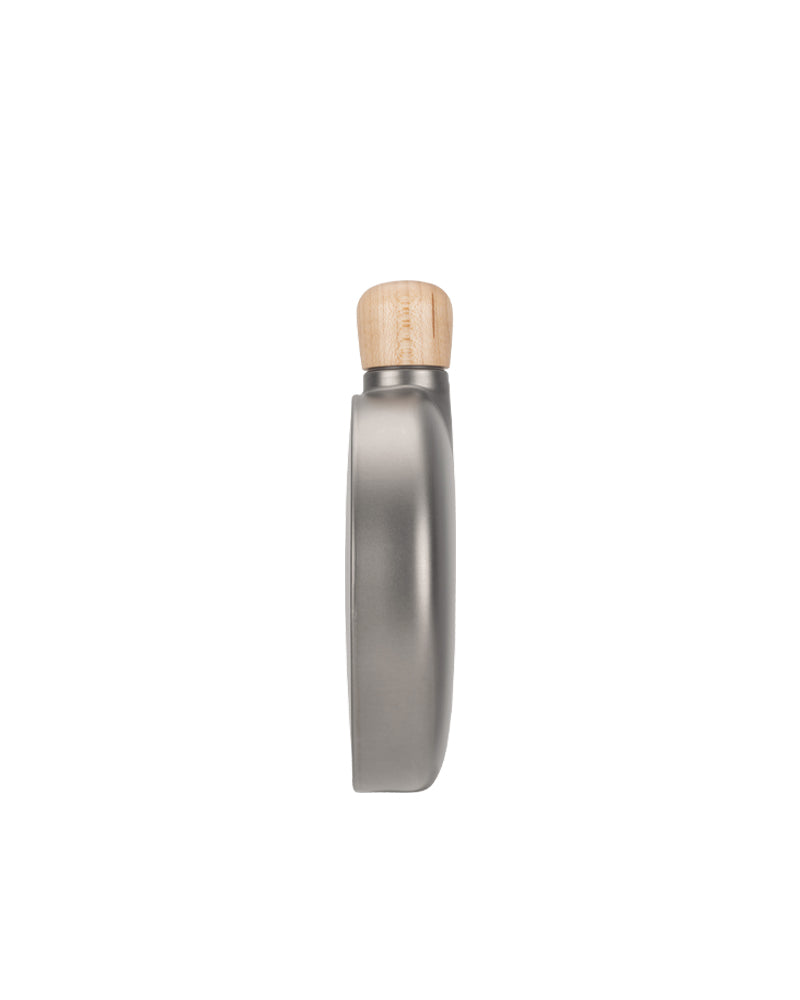 Premium 150mL Round Titanium Flask - Lightweight, Durable & Leak-Proof for Outdoor Adventures, Camping & Travel