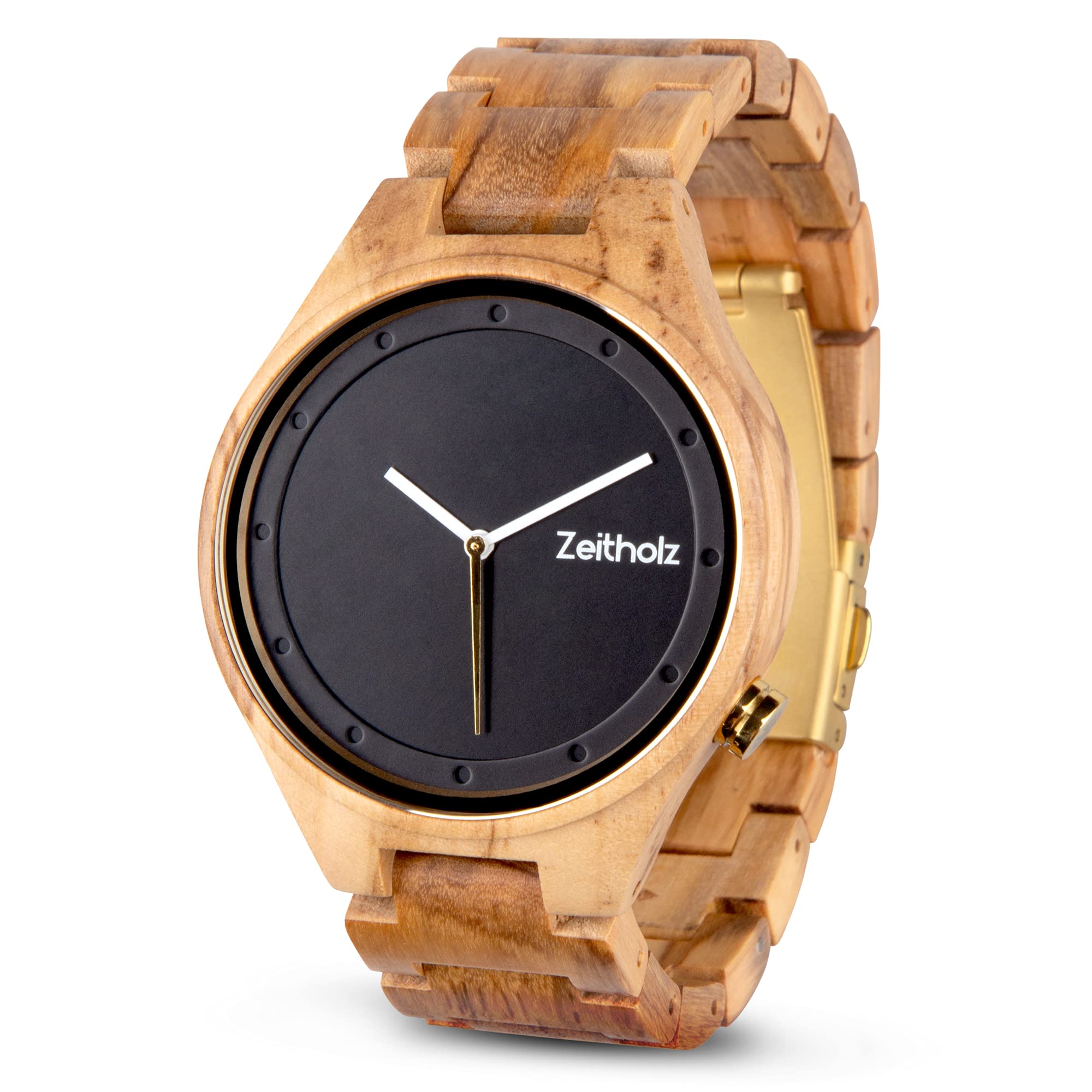 Zeitholz Women's Wooden Watches - 100% Natural Wood Analog Watch with Japanese Quartz Movement - Artistic New Stolpen Collection 36mm - Perfect Gift for Women - Ideal for Casual Wear, Office & Special Occasions