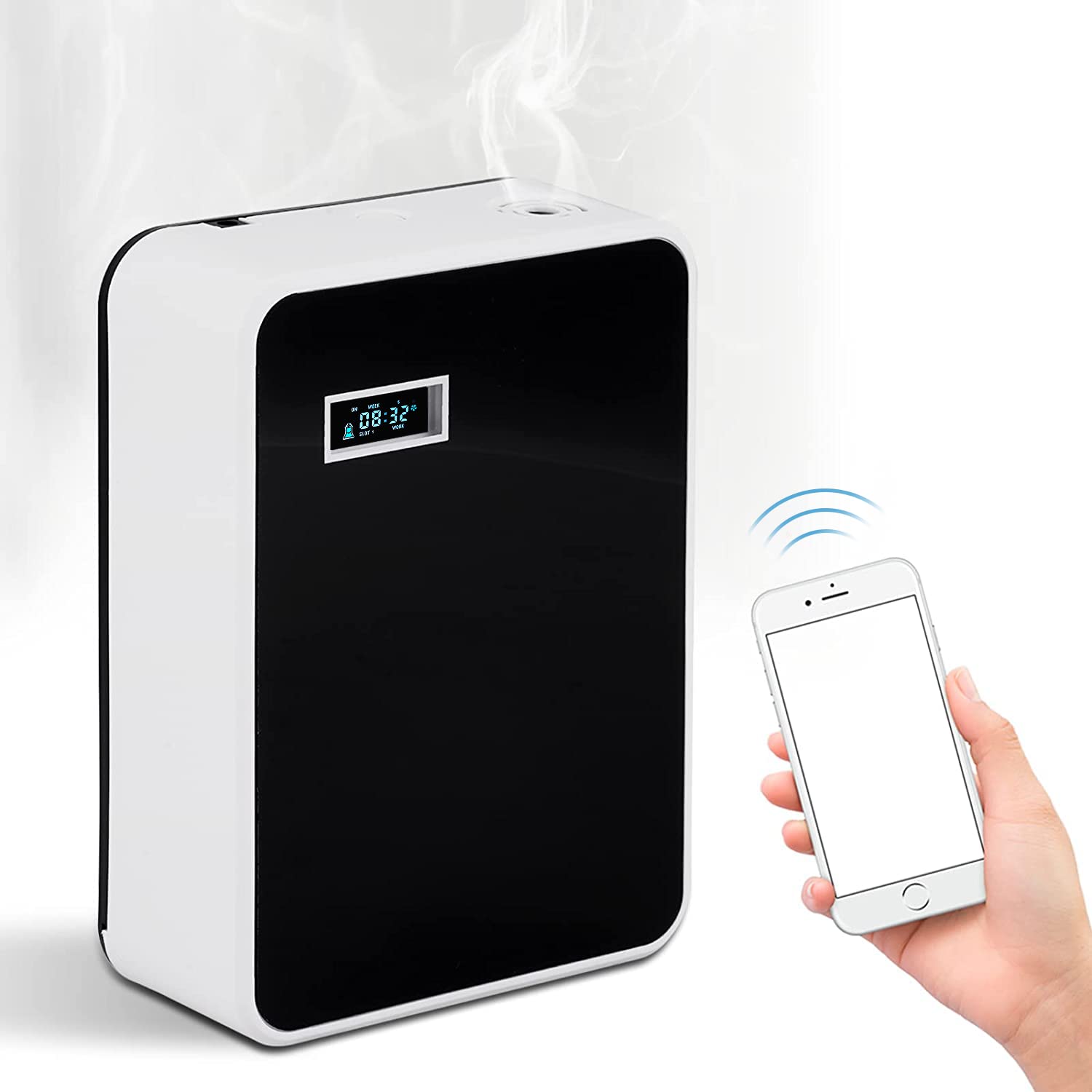 Premium WiFi Scent Air Machine - Waterless Essential Oil Diffuser for Aromatherapy, Smart Nebulizing Diffuser for Home, Office, Spa & KTV (100-240V) - Create Relaxing Atmosphere & Improve Air Quality