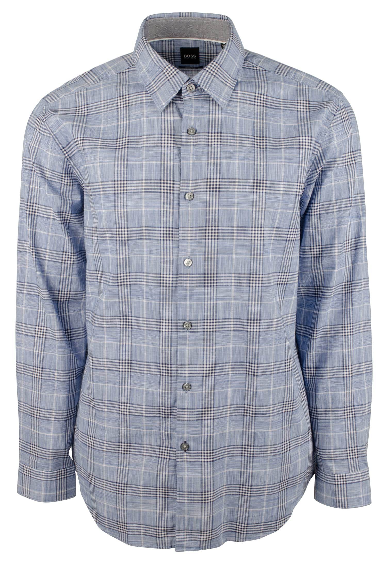 Hugo Boss Men's Lukas Regular Fit Check Button Down Shirt - Stylish Casual & Office Wear for Business & Social Events